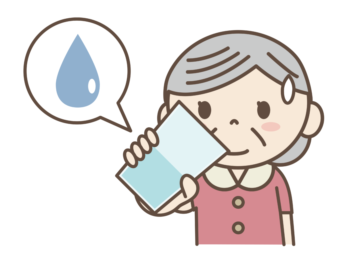 高齢者の介護での「水分摂取」の重要性