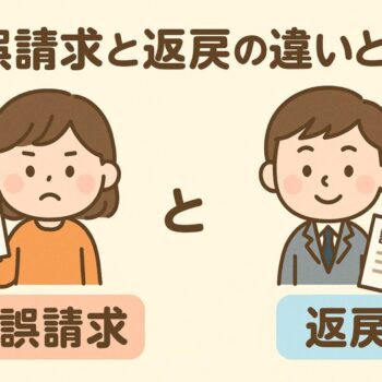 過誤請求と返戻の違いとは？